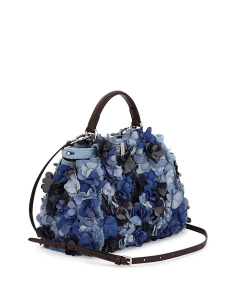 fendi mini flower satchel bag.